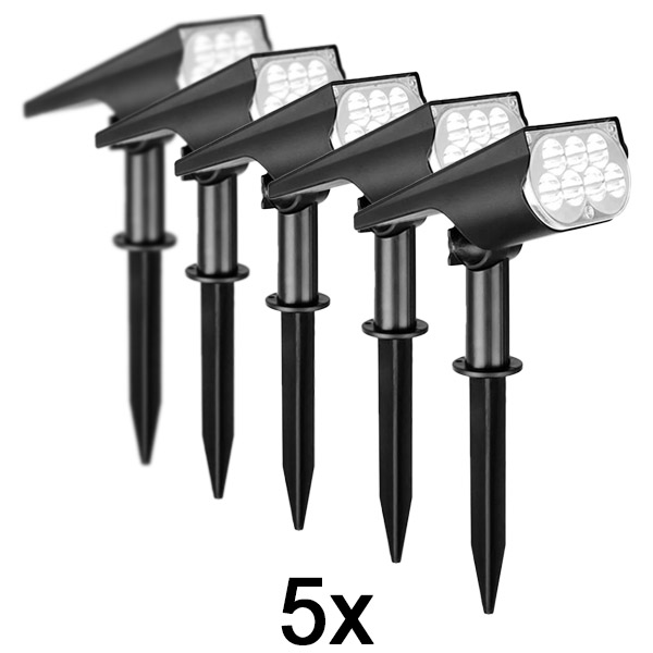 5x Dritë projektori solare për jashtë | SPOTIKE