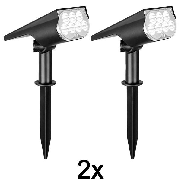 2x Dritë projektori solare për jashtë | SPOTIKE