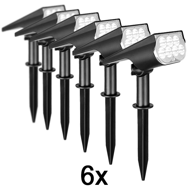 6x Dritë projektori solare për jashtë | SPOTIKE
